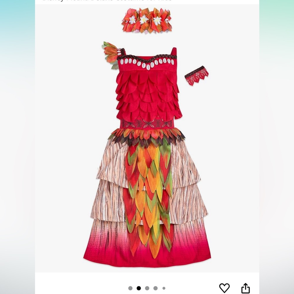 DISNEY MOANA COSTUME SIZE 7/8 
EUC - Picture 2 of 10